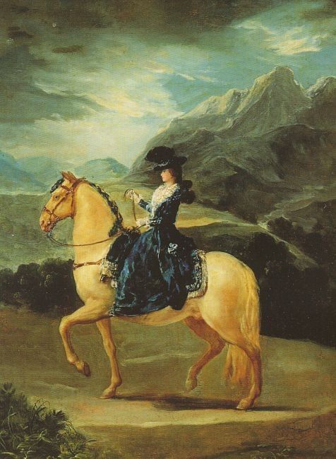 Francisco de Goya Maria Teresa of Vallabriga on Horseback